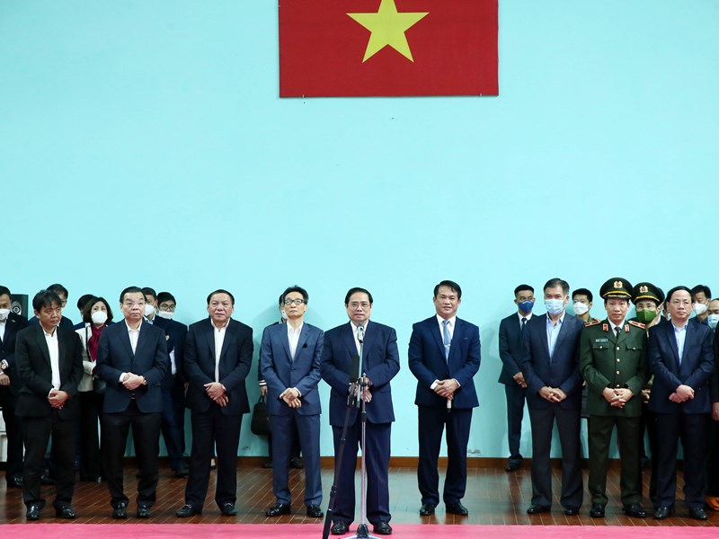 Thủ tướng động viên Đoàn thể thao Việt Nam và kiểm tra công tác chuẩn bị SEA Games 31: Thi đấu hết mình là thành tích lớn nhất - Anh 4