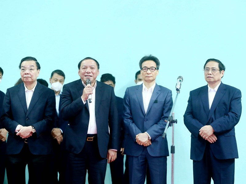 Thủ tướng động viên Đoàn thể thao Việt Nam và kiểm tra công tác chuẩn bị SEA Games 31: Thi đấu hết mình là thành tích lớn nhất - Anh 13