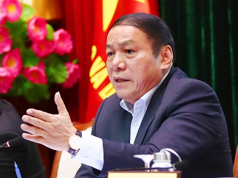 Bộ trưởng Nguyễn Văn Hùng: Phải xây dựng môi trường văn hoá ngay trong chính cơ quan, đơn vị, tổ chức của mình - Anh 1