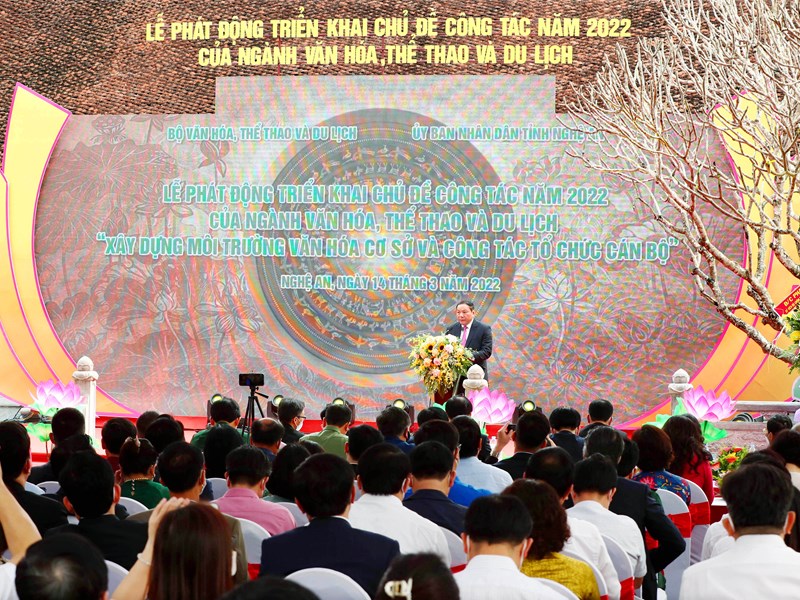 Thông điệp năm 2023 của Bộ trưởng Bộ Văn hóa, Thể thao và Du lịch - Anh 1