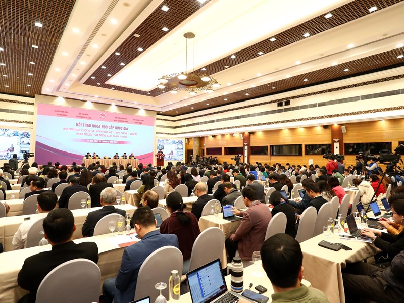 Hội thảo khoa học quốc gia 80 năm Đề cương về văn hóa Việt Nam:  Khát vọng chấn hưng, phát triển nền văn hóa - Anh 2