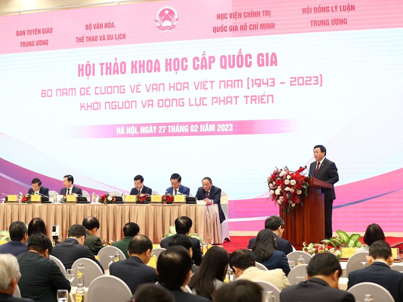 Hội thảo khoa học quốc gia 80 năm Đề cương về văn hóa Việt Nam:  Khát vọng chấn hưng, phát triển nền văn hóa - Anh 4