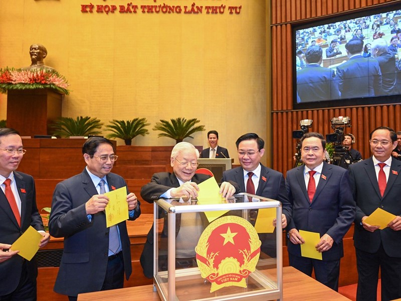 Đồng chí Võ Văn Thưởng được bầu làm Chủ tịch nước - Anh 5