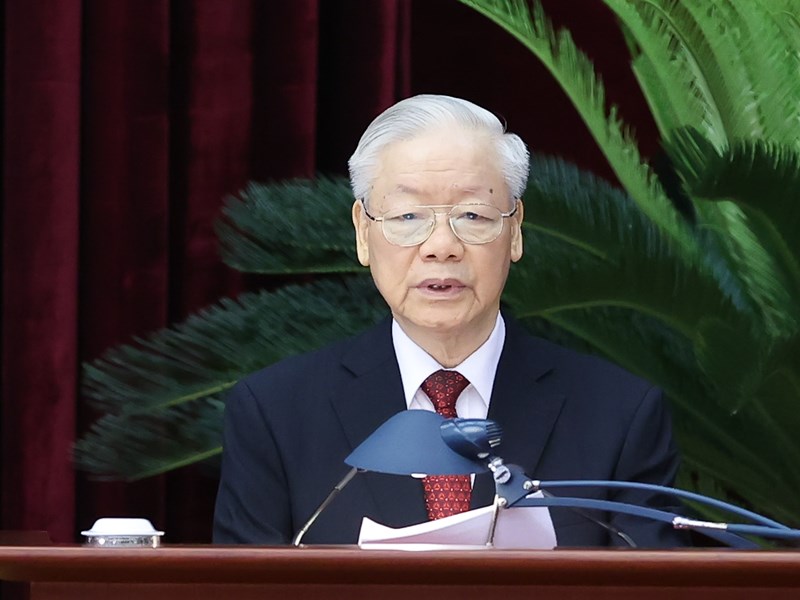Phát biểu của Tổng Bí thư Nguyễn Phú Trọng khai mạc Hội nghị giữa nhiệm kỳ Ban Chấp hành Trung ương Đảng khóa XIII - Anh 1