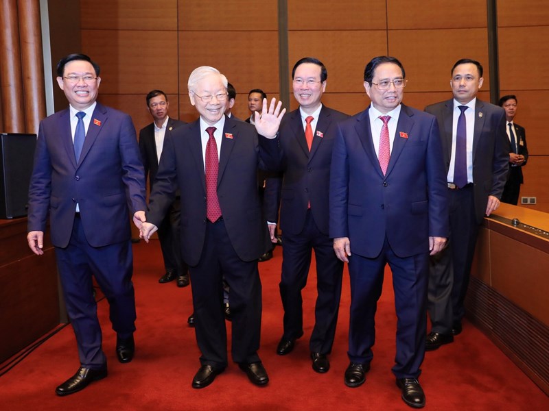 Khai mạc trọng thể Kỳ họp thứ 5, Quốc hội khoá XV - Anh 1