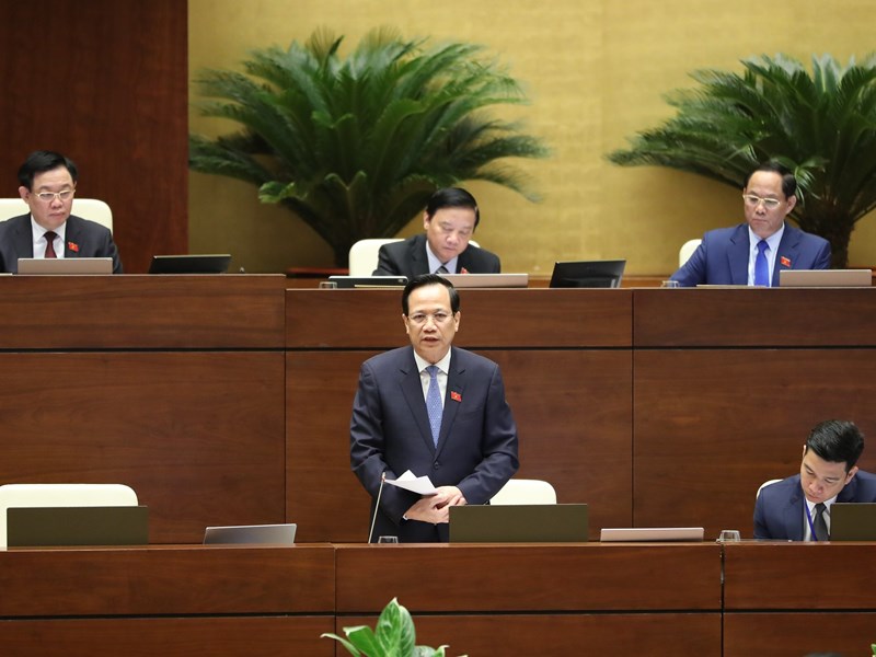 Quốc hội chất vấn nhóm vấn đề thuộc lĩnh vực lao động, thương binh và xã hội - Anh 3