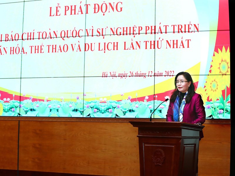 Điều chỉnh thời gian đăng, phát và nhận tác phẩm tham dự Giải Báo chí toàn quốc “Vì sự nghiệp phát triển văn hóa, thể thao và du lịch” lần thứ nhất - Anh 1
