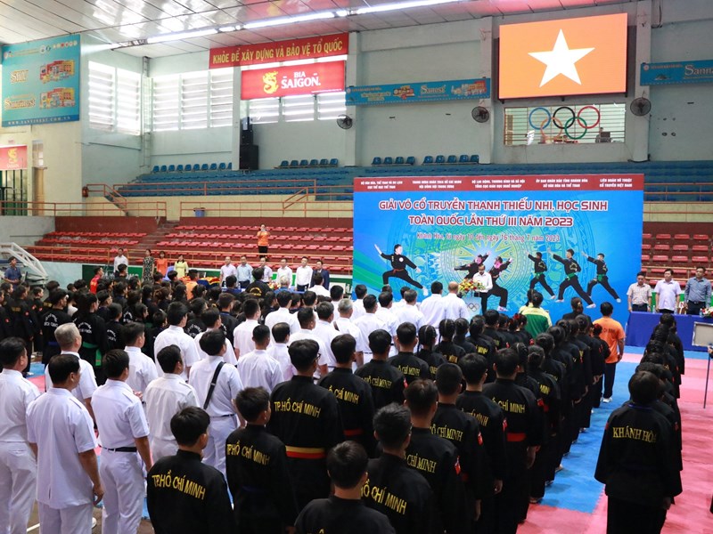 Khai mạc Giải Võ cổ truyền thanh thiếu nhi, học sinh toàn quốc 2023 - Anh 1