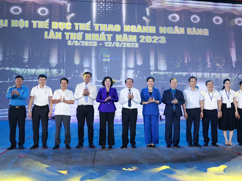 Gần 2.600 VĐV tham dự Đại hội Thể dục thể thao ngành Ngân hàng lần thứ nhất - Anh 1
