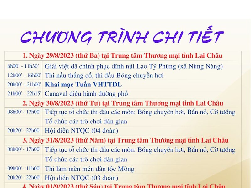 Lai Châu sôi nổi hoạt động văn hóa dịp lễ Quốc khánh - Anh 1