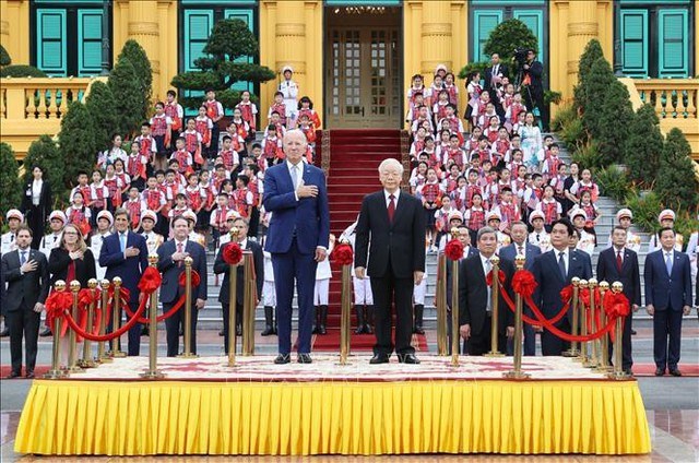 Lễ đón chính thức Tổng thống Hoa Kỳ Joe Biden - Anh 1