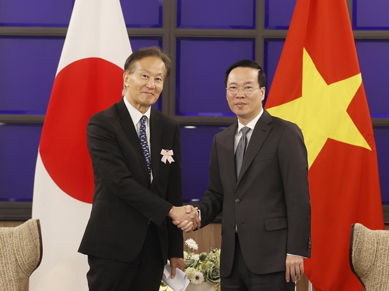 Chủ tịch nước Võ Văn Thưởng tiếp Hội Hữu nghị Kyushu - Việt Nam và Hội Chuyên gia Việt Nam - Nhật Bản - Anh 1