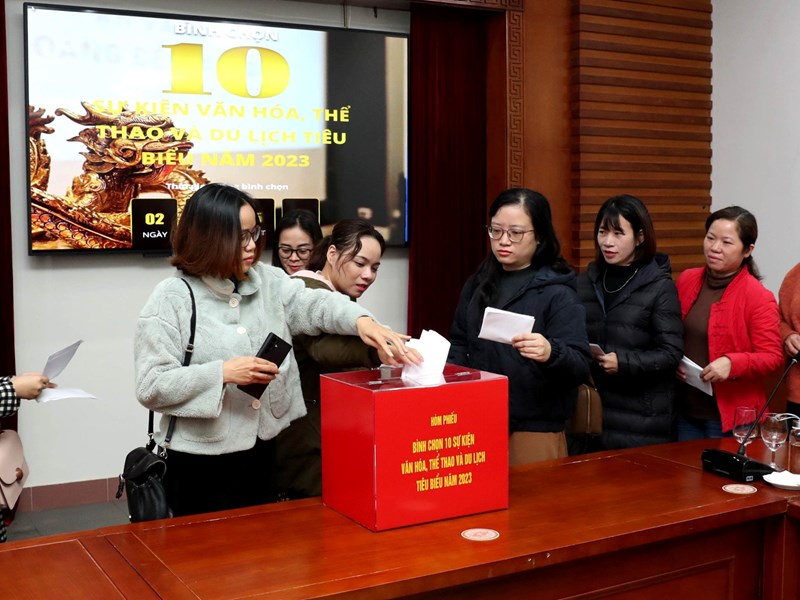 Bình chọn 10 sự kiện Văn hoá, Thể thao và Du lịch tiêu biểu năm 2023 - Anh 9