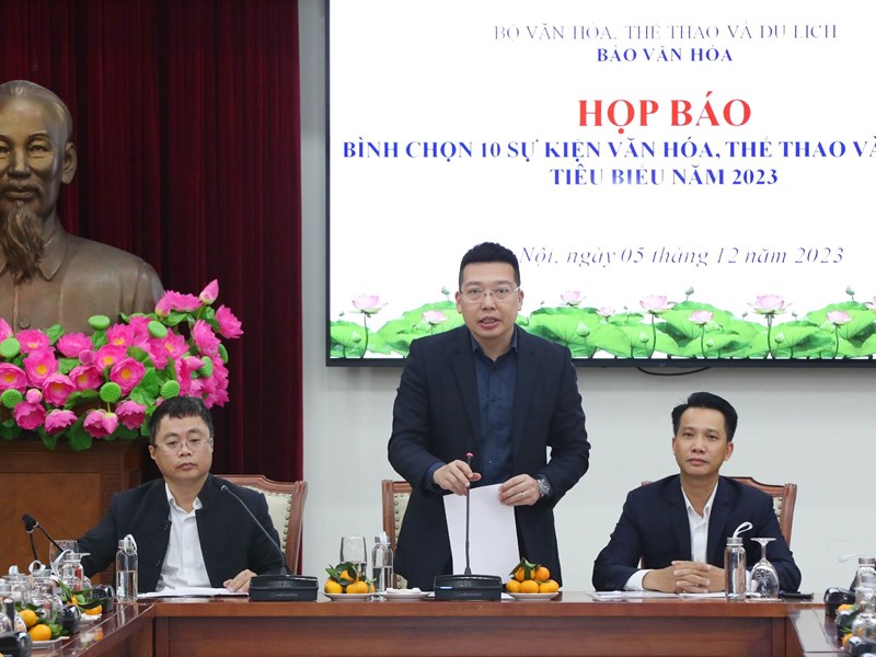 Bình chọn 10 sự kiện Văn hoá, Thể thao và Du lịch tiêu biểu năm 2023 - Anh 1