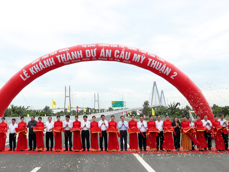 Khánh thành dự án Cầu Mỹ Thuận 2 - Anh 1