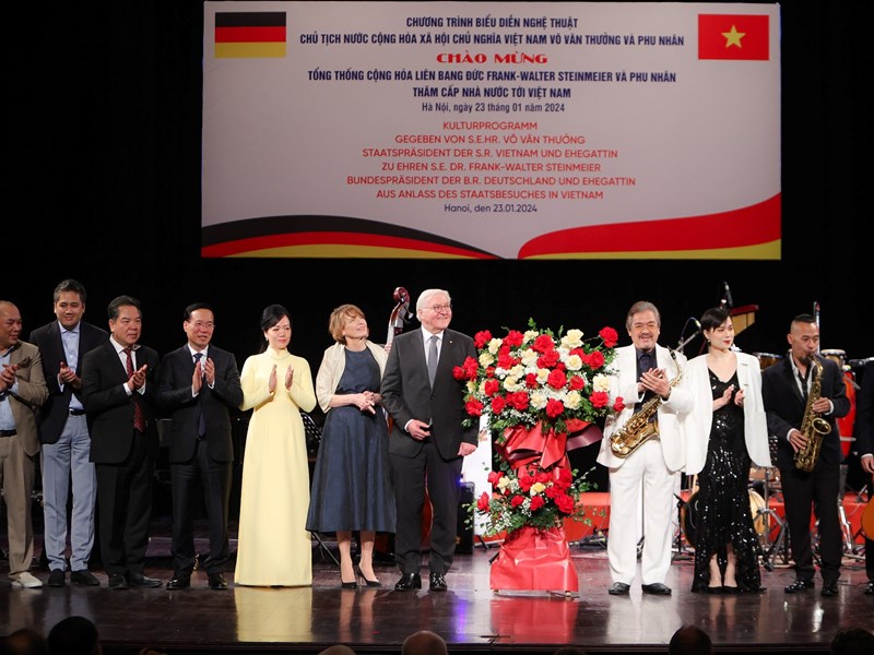 Chương trình nghệ thuật chào mừng Tổng thống Đức và phu nhân - Anh 1