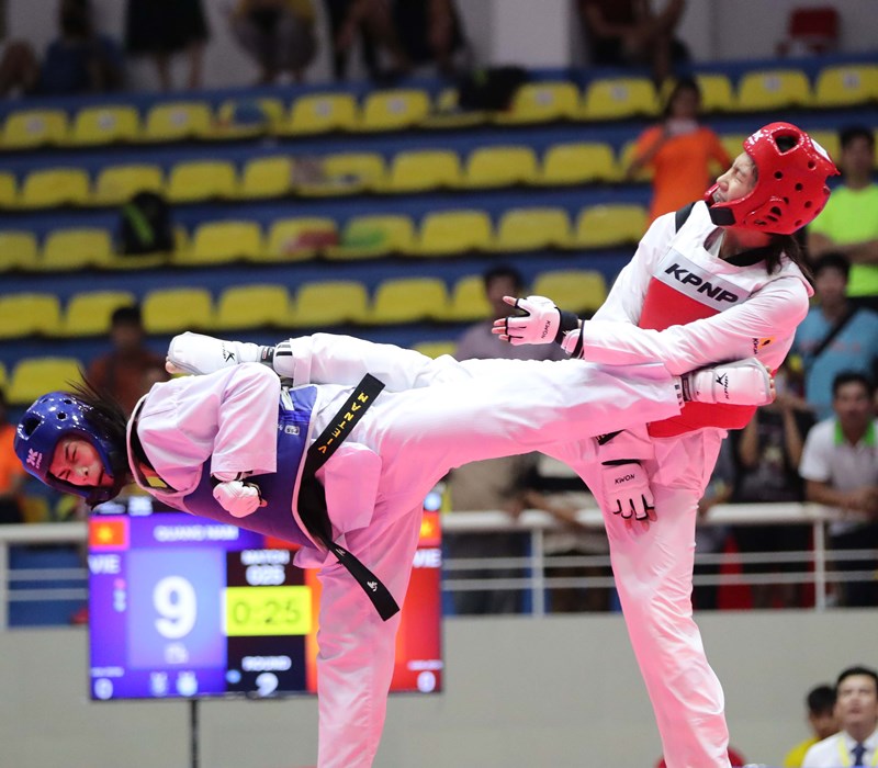 Những hình ảnh ấn tượng các trận đấu chung kết Taekwondo - Anh 3