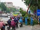 Giao thông Hà Nội sáng 13.1: Ngã tư Sở ùn ứ do cắt tỉa cây xanh