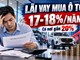 Ô tô giảm cả trăm triệu nhưng lãi vay tăng mạnh: Có nên mua xe trả góp lúc này?