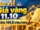 Giá vàng hôm nay 11.10: Vàng thế giới phục hồi mạnh, giá SJC không đổi