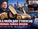 Tesla muốn bán xe tự lái Cybercab ngay trong năm 2026
