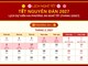 Phương án nghỉ Tết 2027: 7 ngày từ 28 tháng Chạp đến mùng 5 tháng Giêng