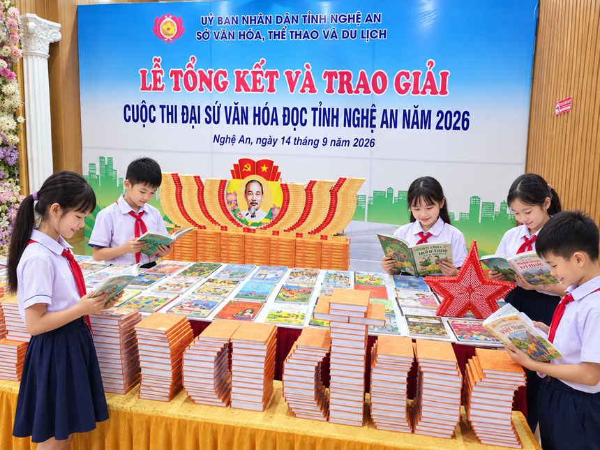 Gần 77.000 bài dự thi "tranh tài" Đại sứ Văn hóa đọc Nghệ An năm 2026 - ảnh 6